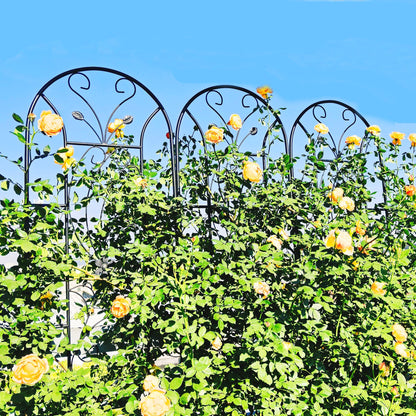 4 Pack Metal Garden Trellis