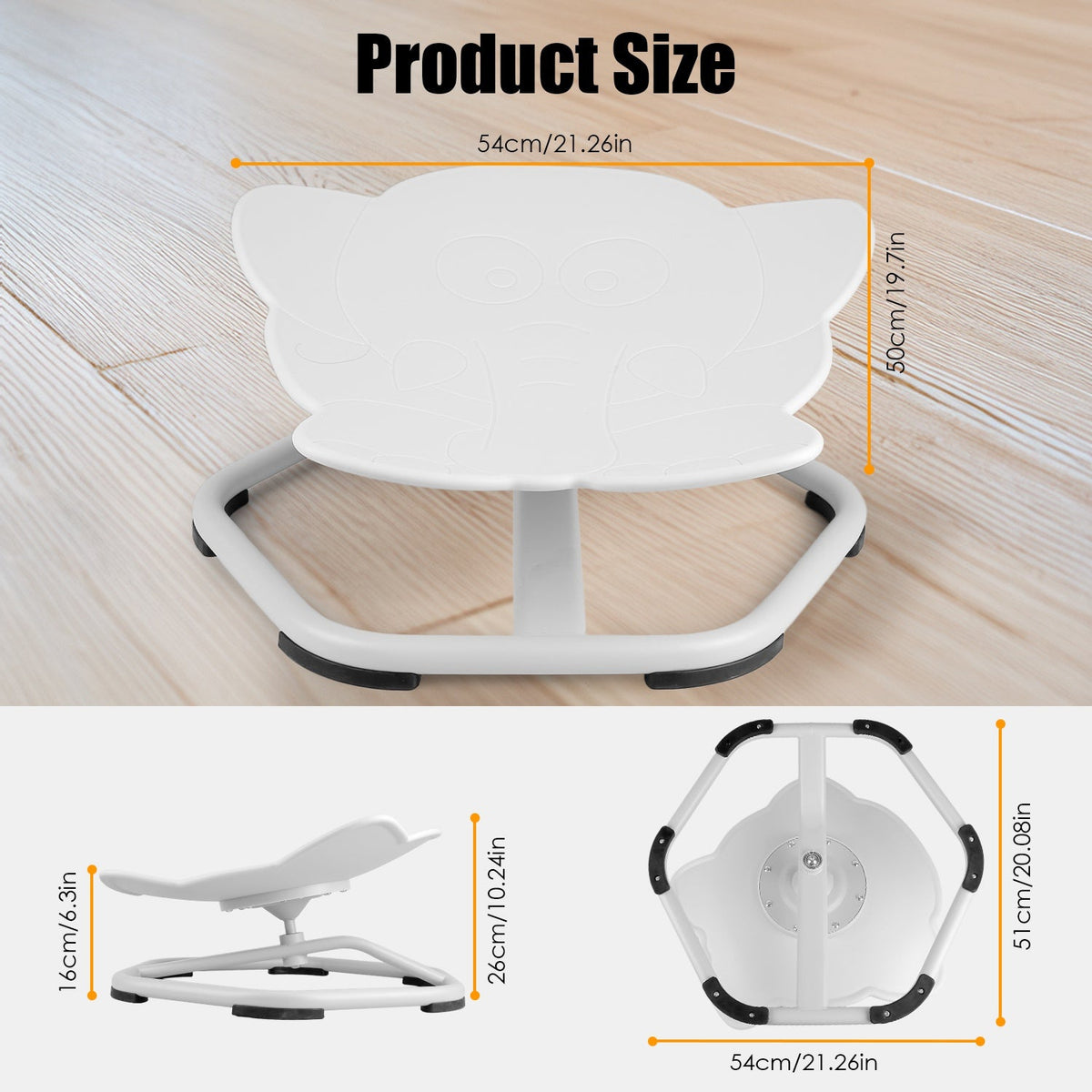Kids Spinning Sensory Chair – Autism Swivel Seat for Body Coordination