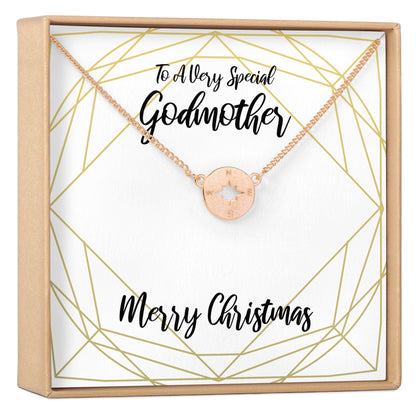 Christmas Gift for Godmother Necklace, Multiple Styles