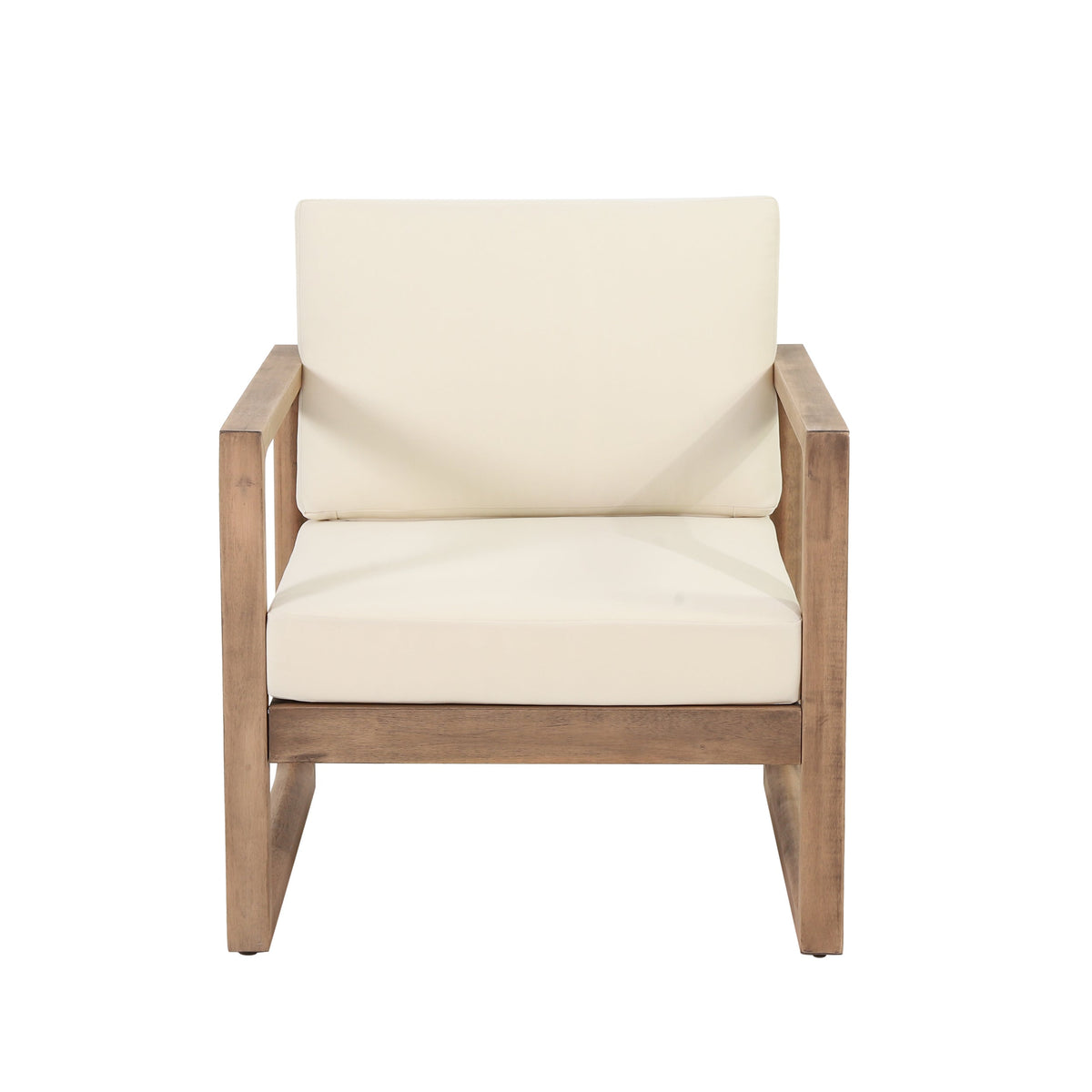 4-Piece Acacia Wood Patio Furniture Set
