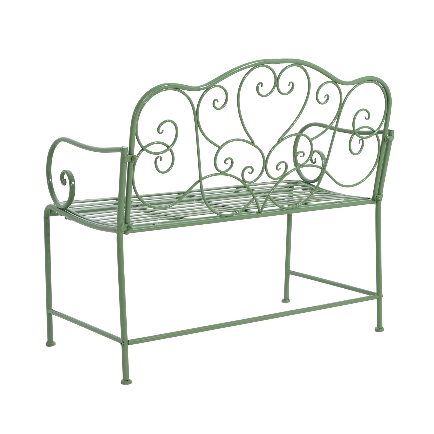 Sunnydaze Outdoor Garden Bench - Green