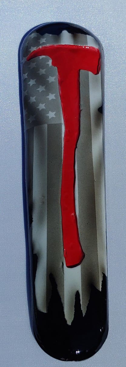 Axe recessed American Flag Console insert