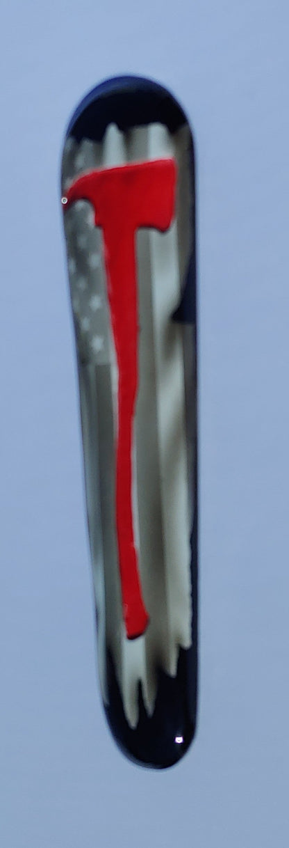 Axe recessed American Flag Console insert