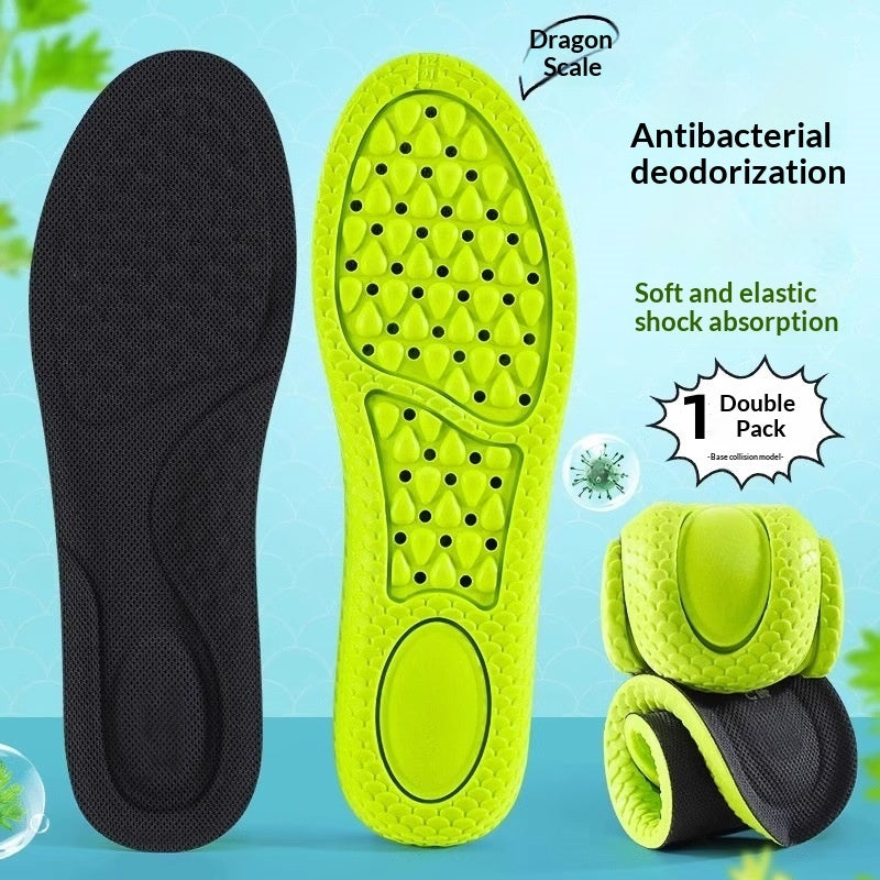Shock-absorbing Athletic Insoles