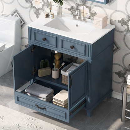 Bathroom Vanity With Sink And Storage Cabinet