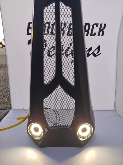 00-2020 Harley chin spoiler NON RAKED
