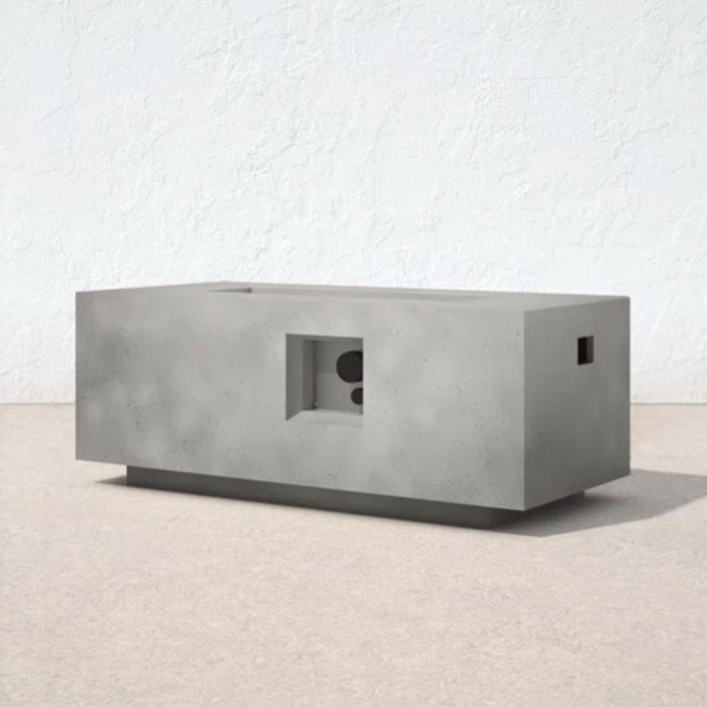 Propane Outdoor Durable Fire Pit Table - Gray