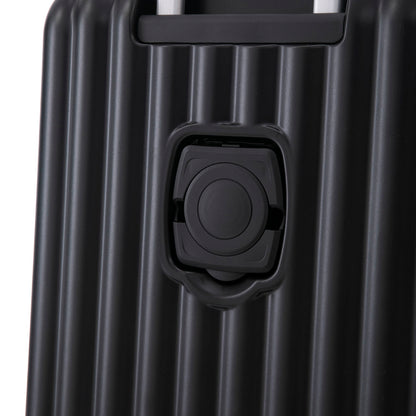 20" / 24" / 28" 3 Pieces / Set Spinner Wheel Luggage, Carry On Suitcase, With Cup Holder & USB Port & Phone Holder