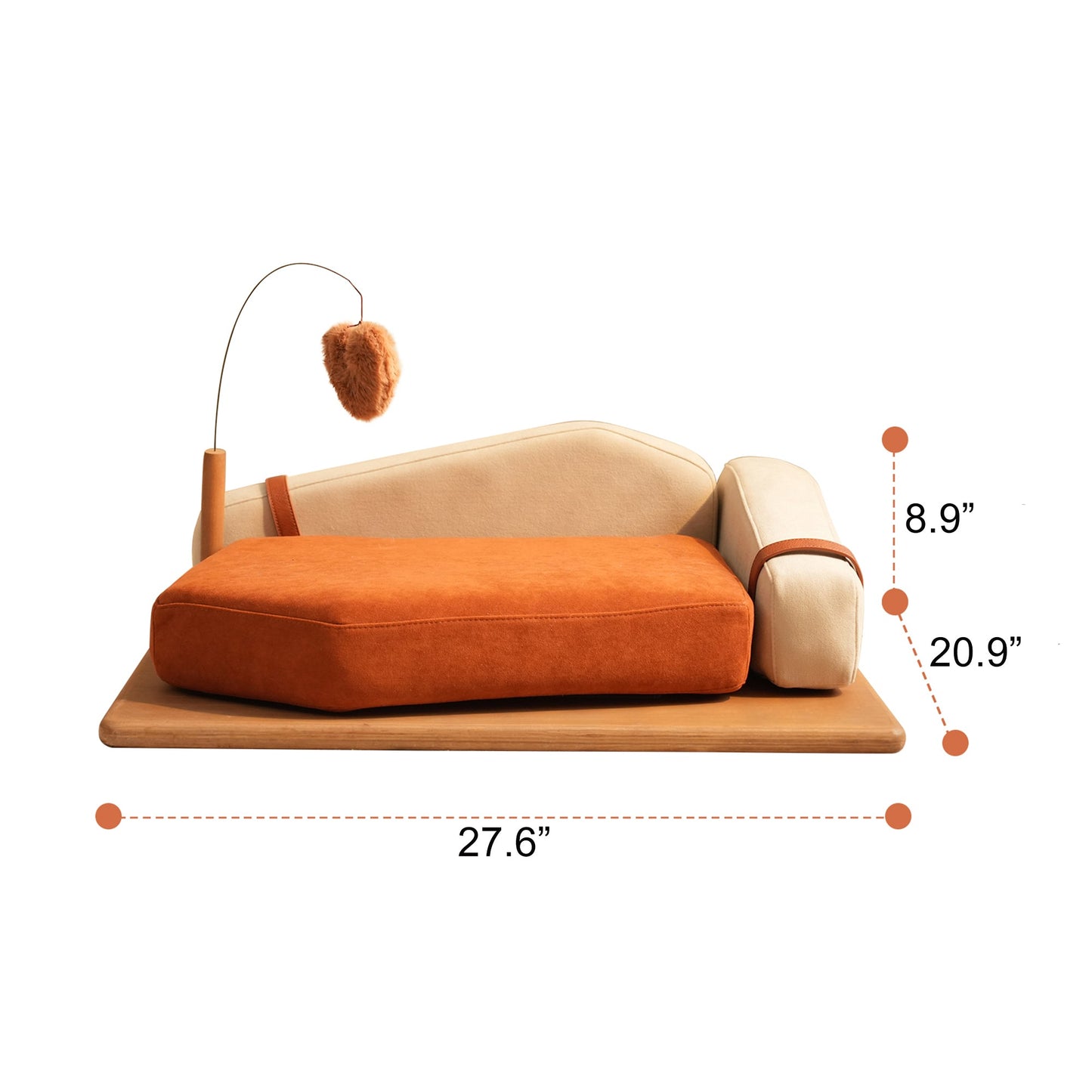 Wooden Pet Bed for Cats & Dogs