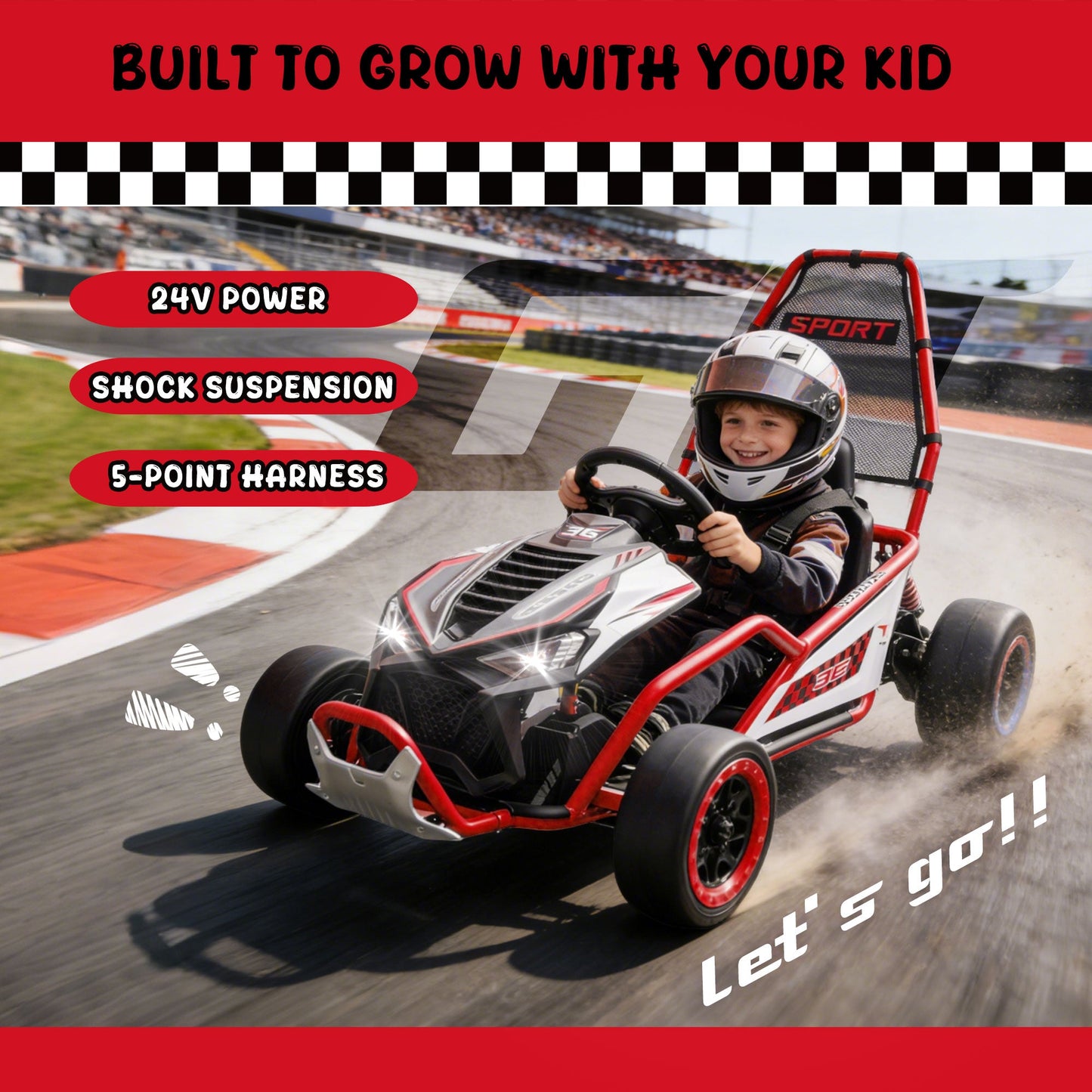 24V 400W Electric Kids Ride-On Toy