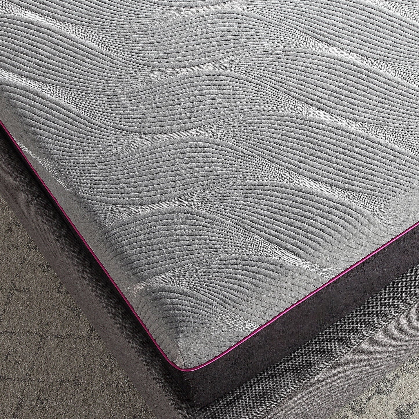Renew - 11" Flex Head Cooling Gelcare Memory Foam Mattress - Gray - King
