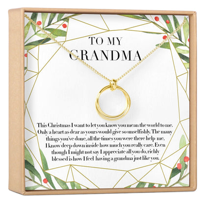Christmas Gift for Grandmother Necklace, Multiple Styles