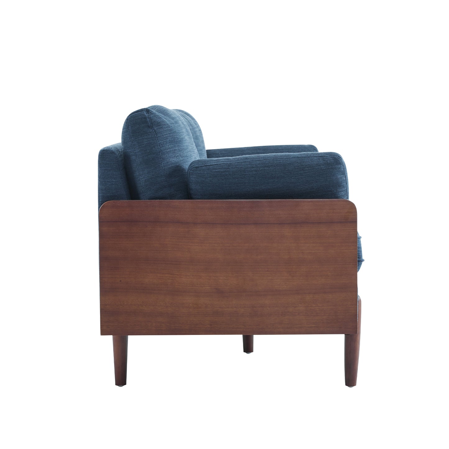 Mid-Century Modern Sofa - Navy