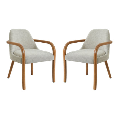 Set of 2 Mid-Century Dining Chairs