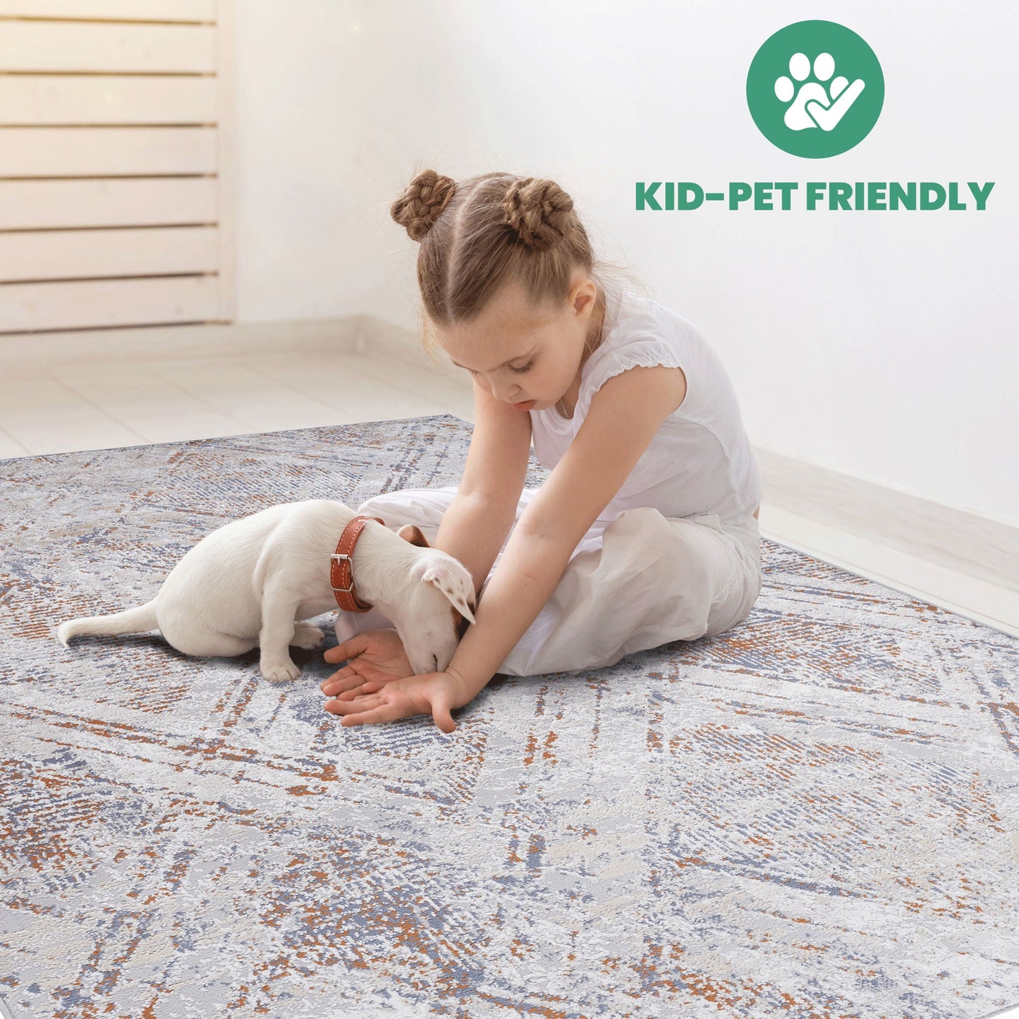 Payas - 2' X 3' Geometric Area Rug - Beige