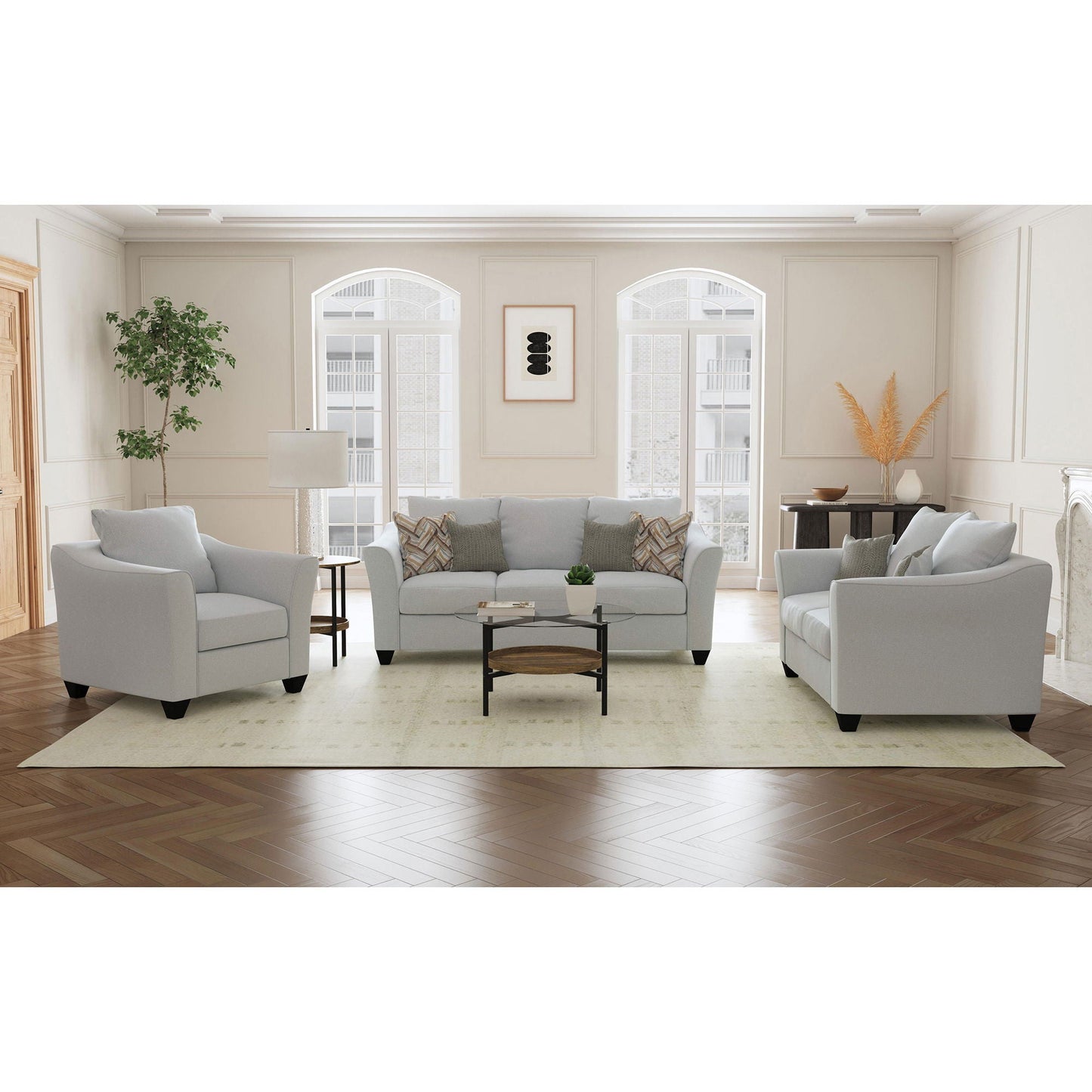 Alcazar - Arm Sofa - Sand