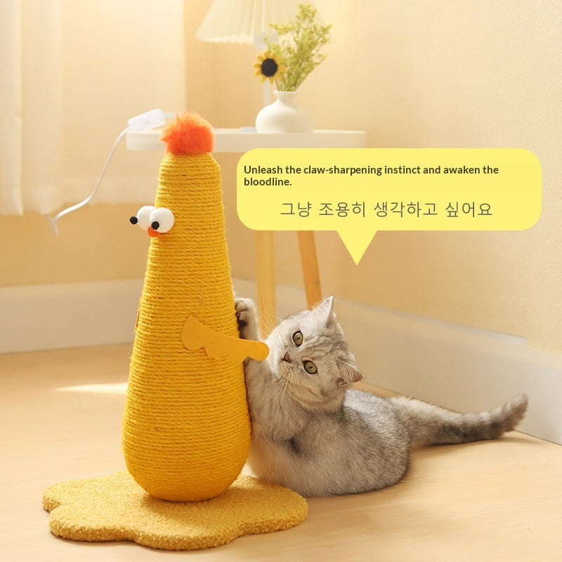 Cat Scratching Board, Vertical, Durable, Not Easy To Shed, Hemp Rope Post, Self-Entertainment, Boredom Relief, Cat Climbing Frame, Pet Supplies, Cross-Border Hot Item