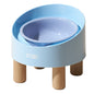 Cat Ceramic Food Basin High Foot Oblique Mouth Neck Protection Bowl Anti-tumble