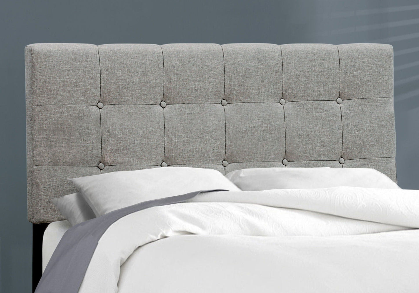 Bed, Upholstered, Frame Only, Transitional