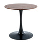 Mid-Century Tulip Table With Round Top and Pedestal Base