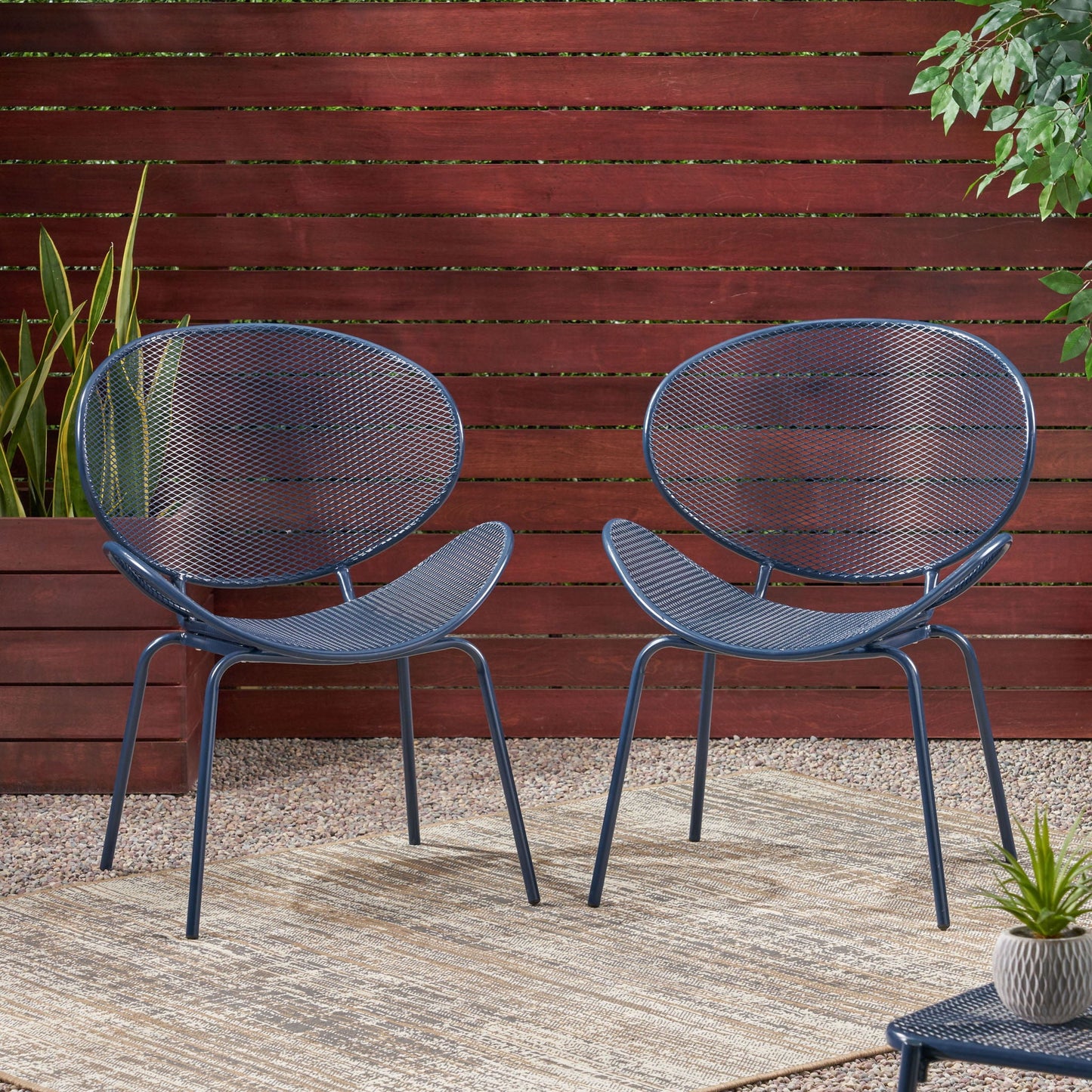 Elba Contemporary Chair Set For Outdoor Relaxation