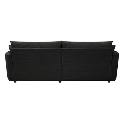 Oversized Double Chaise Lounge Sofa With USB Ports