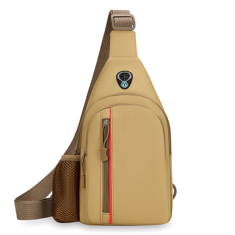 Mens Large-Capacity Shoulder Crossbody Bag