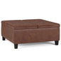 Ellis - Coffee Table Storage Ottoman Contemporary Design