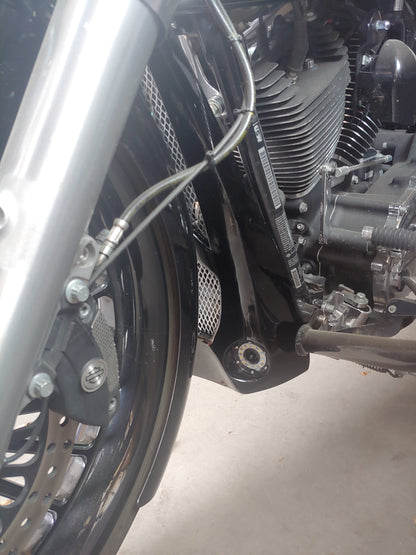 00-2020 Harley chin spoiler NON RAKED