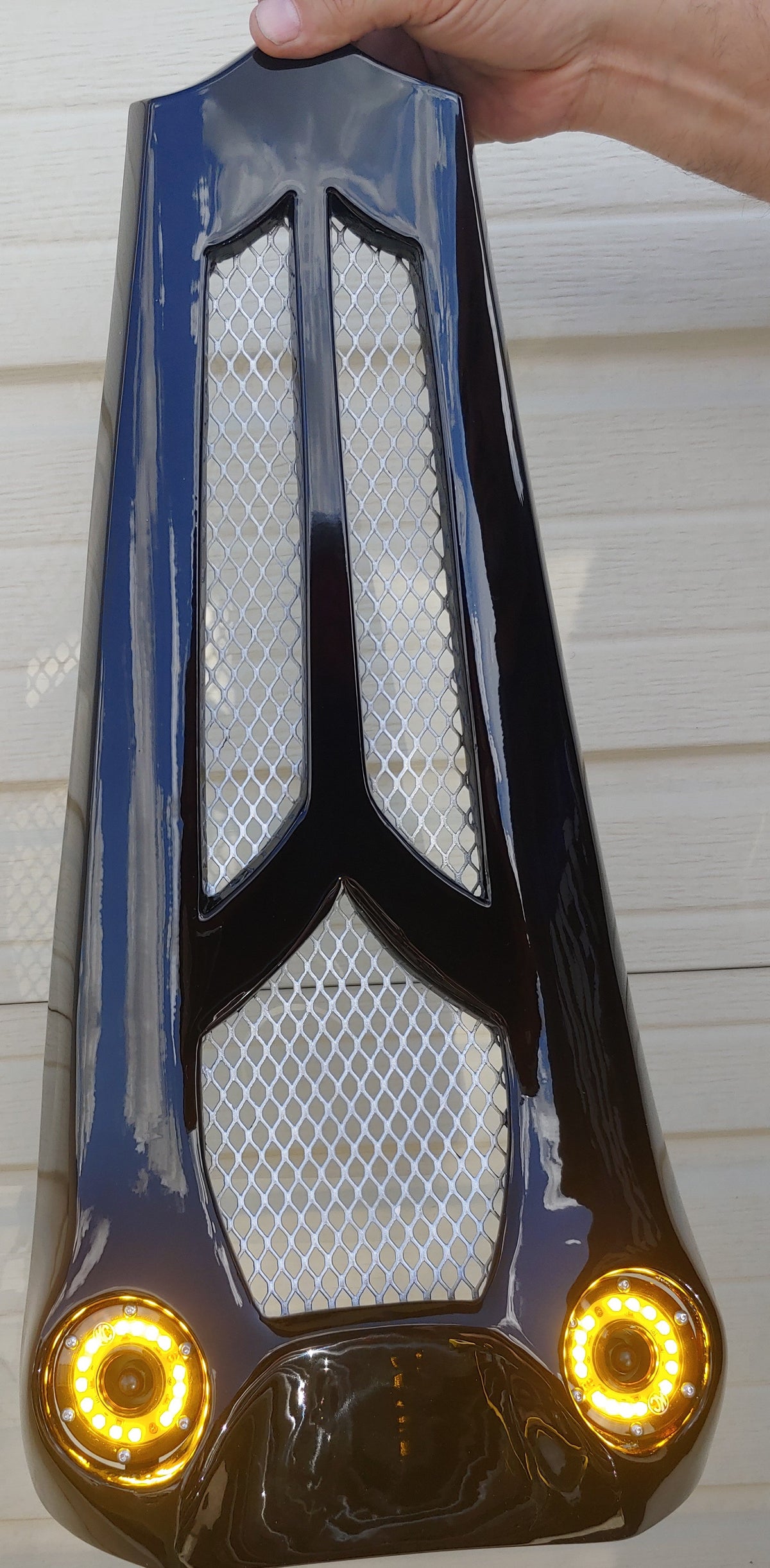 00-2020 Harley chin spoiler NON RAKED