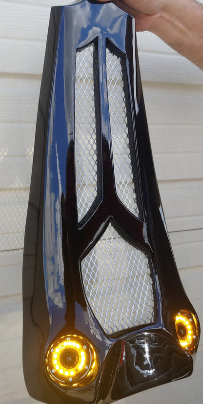 00-2020 Harley chin spoiler NON RAKED
