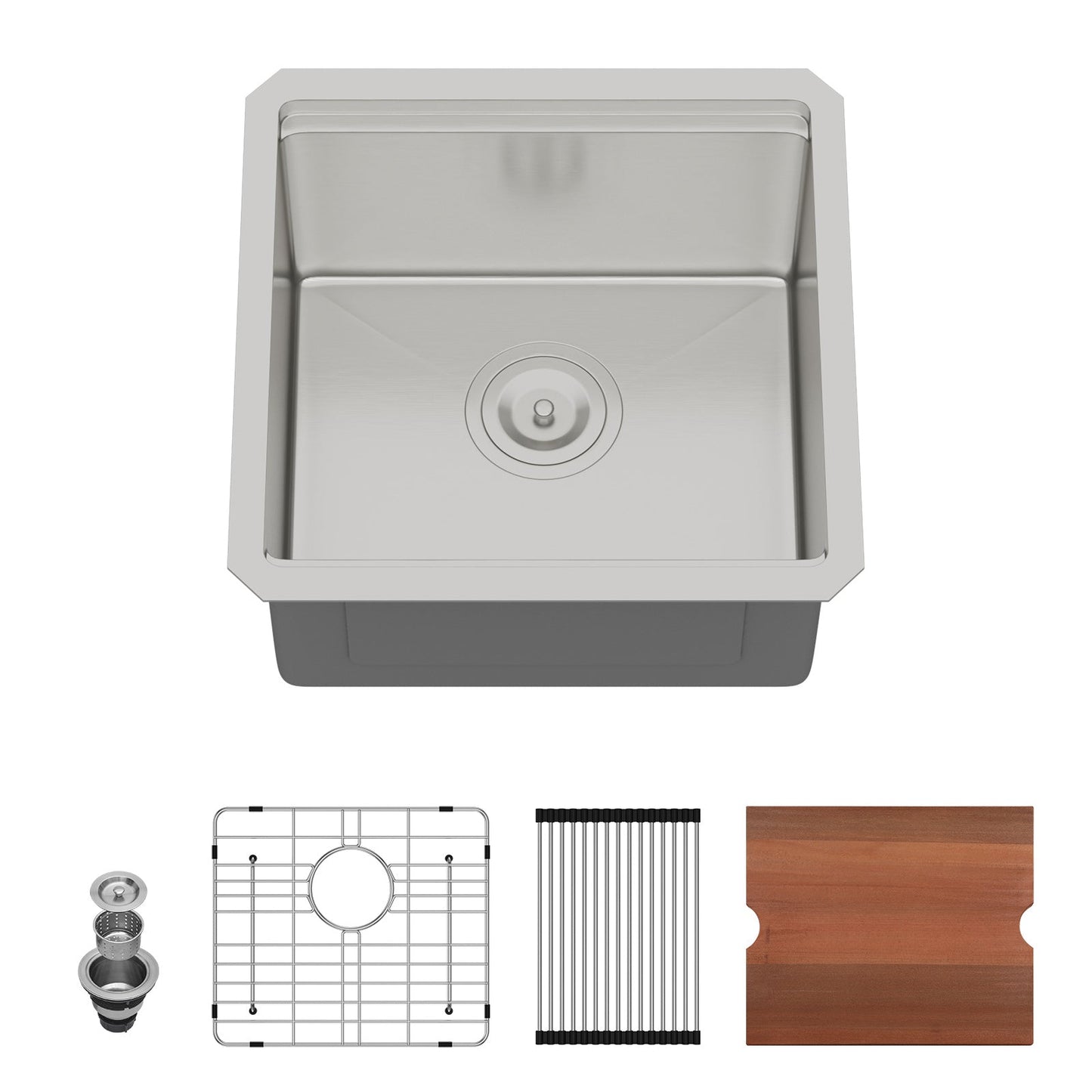 17" Undermount Kitchen Sink - Single Bowl