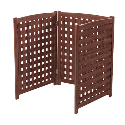 3 Panel Outdoor Air Conditioner Fence Screen