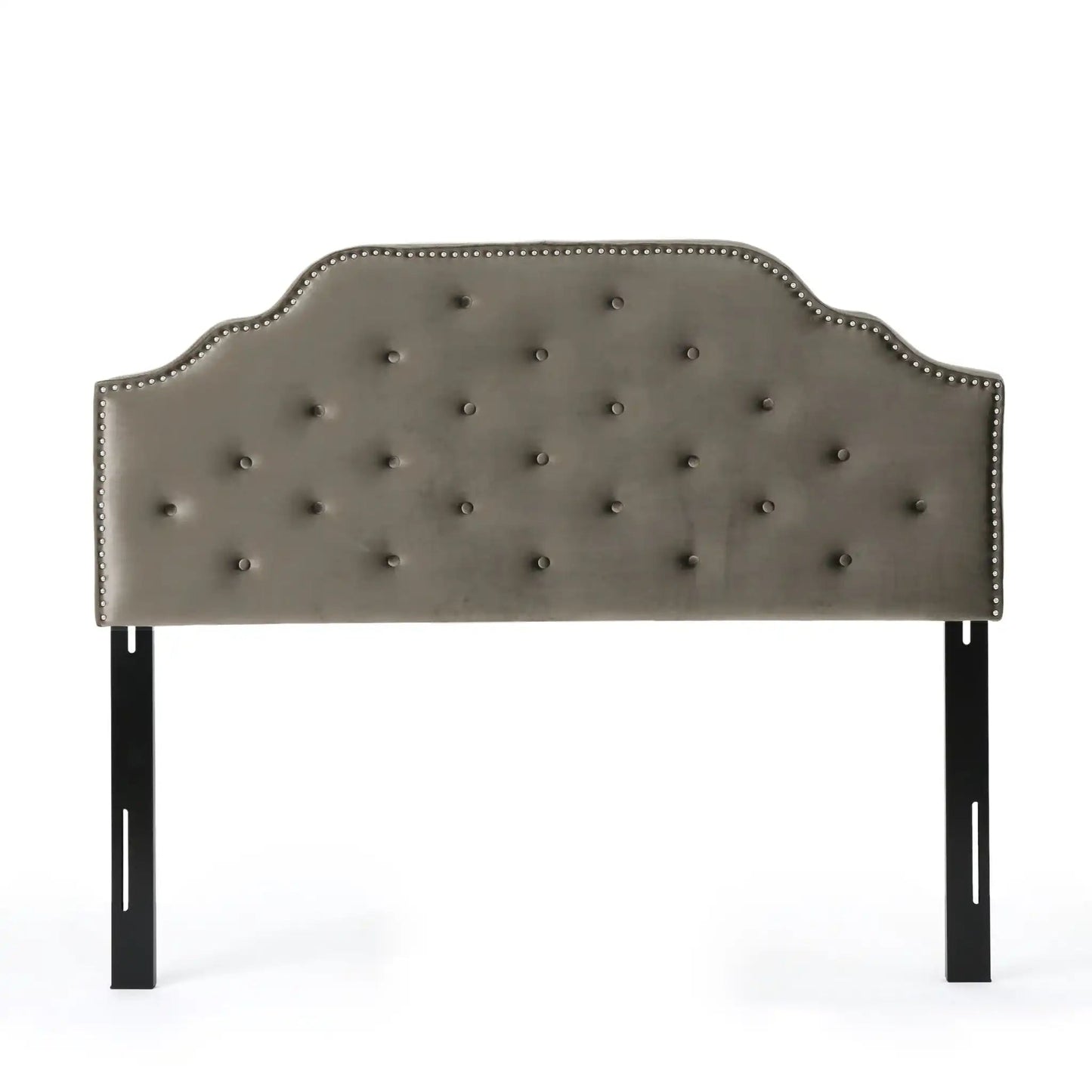 Luella Button Tufted Upholstered Headboard