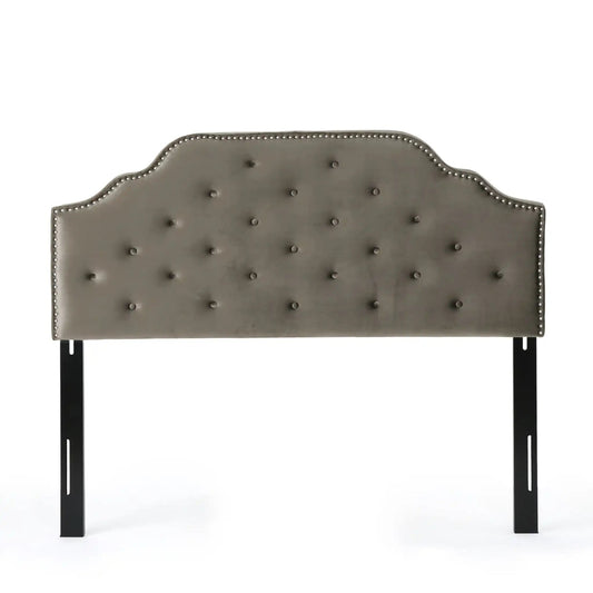 Luella Button Tufted Upholstered Headboard