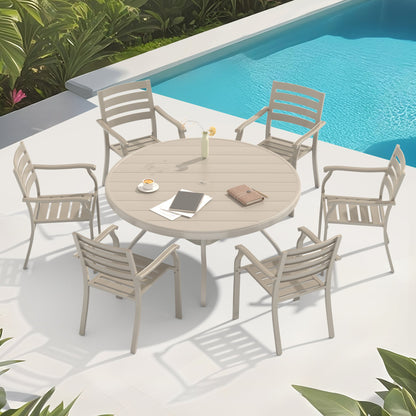 VRSHWO Iron Terrace Dining Chairs, Set of 2