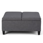 Ellis - Coffee Table Storage Ottoman Contemporary Design