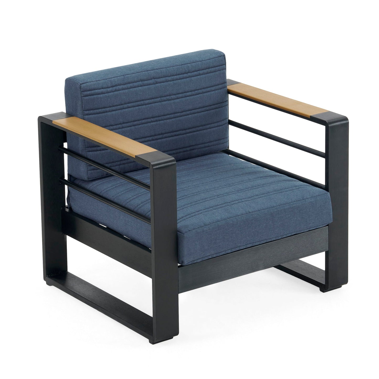 Giovanna Club Chair Set With Aluminum Frame