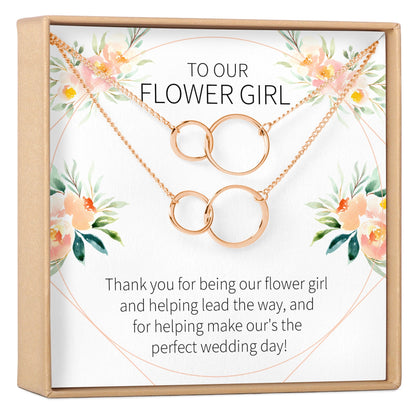 Flower Girl Necklace, Multiple Styles