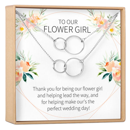 Flower Girl Necklace, Multiple Styles