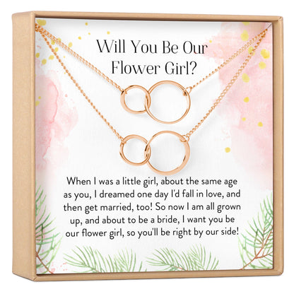 Flower Girl Necklace, Multiple Styles