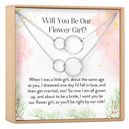 Flower Girl Necklace, Multiple Styles