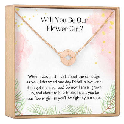 Flower Girl Necklace, Multiple Styles