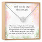 Flower Girl Necklace, Multiple Styles