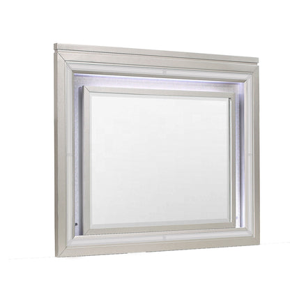 Cross - Glam Mirror With LED - Champagne