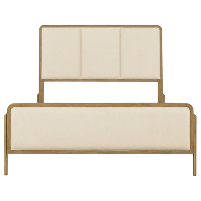 Arini 56-inch Queen Panel Bed Cream and Sand Wash