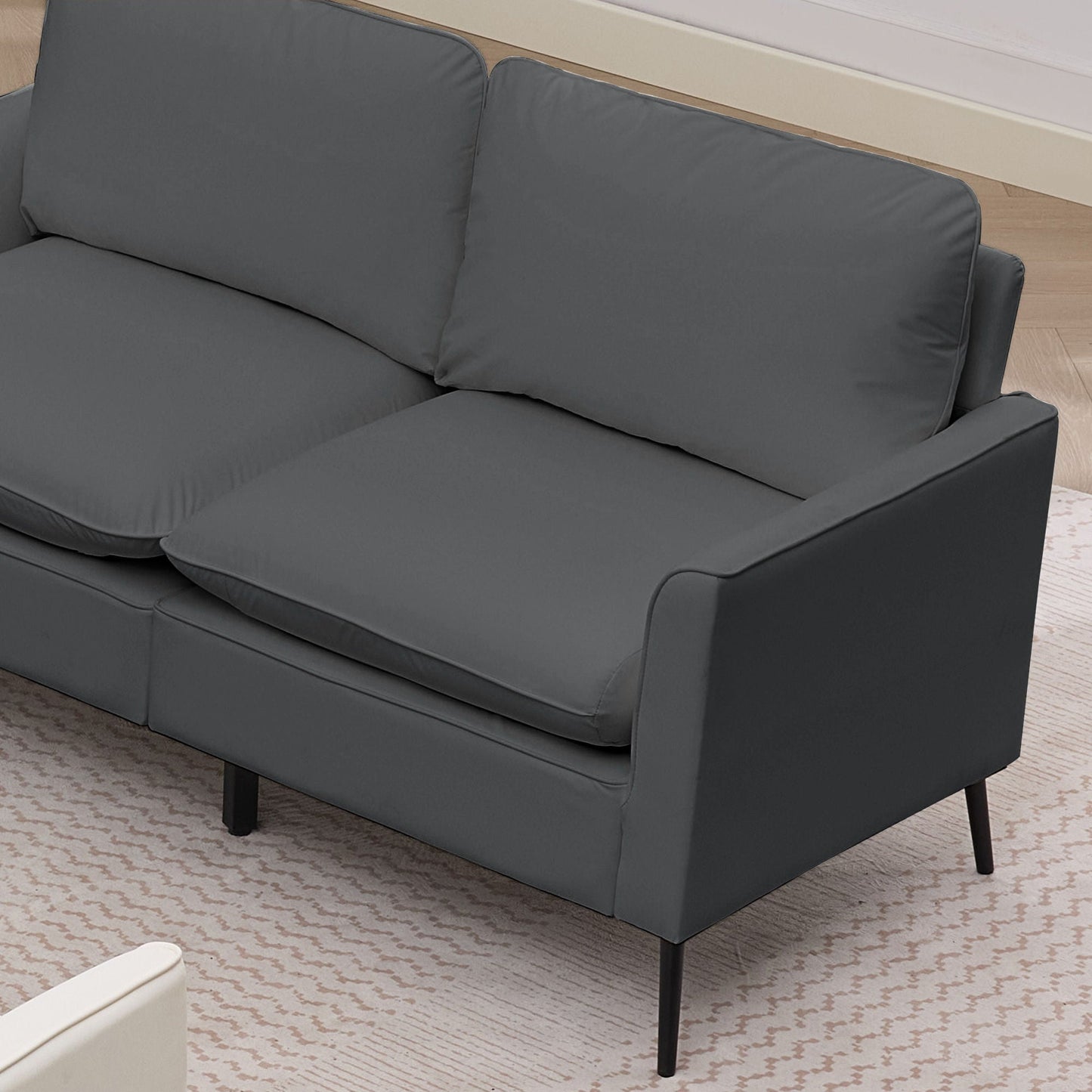 Upholstered Loveseat, For Living Room