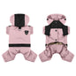 Water Resistant Dog Winter Coat, Graphene Thermal Warm Four Legged Dog Snow Jacket Hooded Pet Cold Weather Snowsuit, Windproof Padded Dog Clothes For Small Medium Dogs