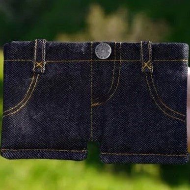 Denim Jacket Convenient To Carry When You Go Outdenim Wallet And Cardholder