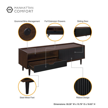 Duane - Fluted TV Stand